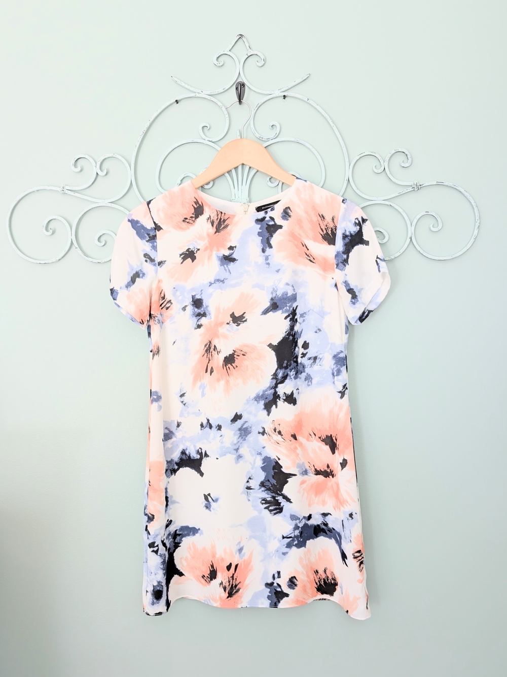 Floral Watercolor Shift Dress